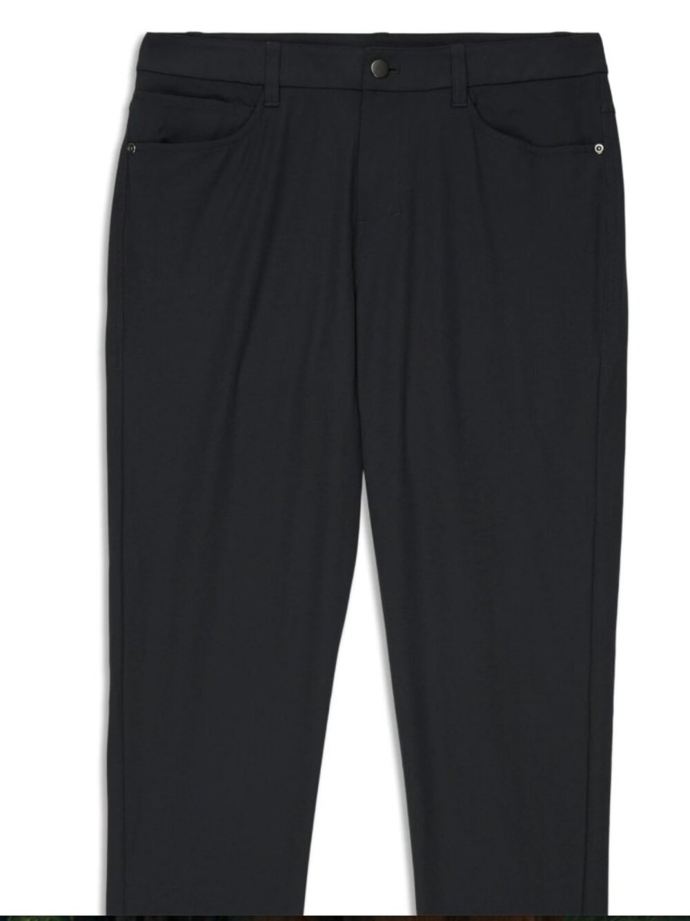 Lululemon Men's ABC Slim-Fit 5 Pocket Black Pants Warpstreme 34 waist 32 length
